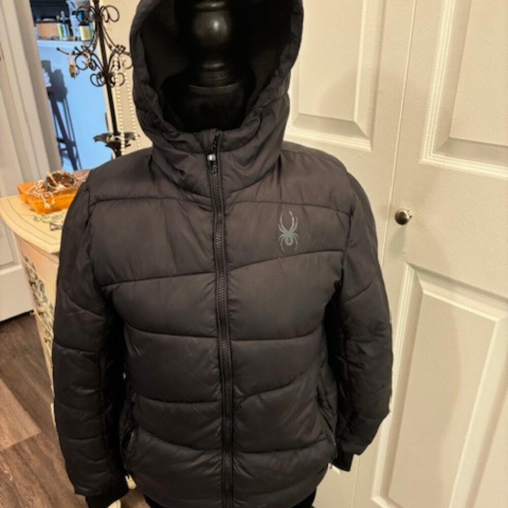 Spyder Black Puffer Jacket